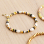 Kettingen en armbanden voor de zomer met natuursteen discs kralen: