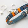Deze sieraden kun je maken met DQ metalen zodiac kralen en macram&eacute; draad: 