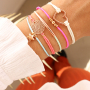 Deze trendy armbanden kun je maken met het nieuwe macram&eacute; draad