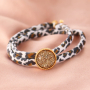 Maak zelf de leukste armbanden en haarelastieken met stitched elastisch lint leopard: