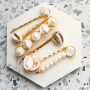 Met zoetwaterparels kun je deze haaraccessoires en oorbellen maken: