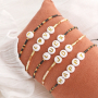 Fijne macram&eacute; armbanden met Miyuki kralen en letterkralen 