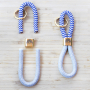Get inspired!: deze sleutelhangers maak je eenvoudig zelf met de nieuwe eindkappen en schuivers van DQ metaal en koord maritiem! 