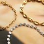 Met stainless steel jasseron maak je eenvoudig deze mooie sieraden: 