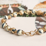 Benieuwd hoe je stijlvolle sieraden maakt met natuursteen kralen? Bekijk dan deze inspiratie: 