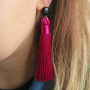 Statement oorbellen maken met de nieuwste grote kwasten collectie: