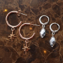 Zo maak je met acryl kralen, top facet kralen en DQ metalen kralen en bedels fantastische sieraden: 