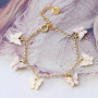Deze sieraden kun je maken met de stainless steel resin vlinder bedels 