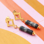 Cre&euml;er zelf trendy statement sieraden met de nieuwe DQ oorbellen collectie. 