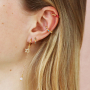 Zo combineer je zirkonia ear cuffs en oorbellen samen 