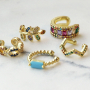 Zo combineer je zirkonia ear cuffs en oorbellen samen 