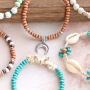 Heren en dames armbanden maken met houten kralen 