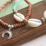 Heren en dames armbanden maken met houten kralen 