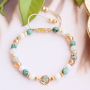 Stijlvolle armbanden maken met natuursteen Jade kralen, DQ metalen kralen en facetkralen 
