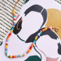 Design musthave sieraden met de glaskralen rondellen en rvs items  