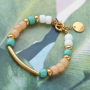 Design musthave sieraden met de glaskralen rondellen en rvs items  