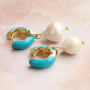 Laat je inspireren door deze mooie kleurrijke kant-en-klare oorbellen met enamel voor het cre&euml;ren van je persoonlijke collectie.