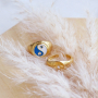 Combineer deze ringen met enamel met zelfgemaakte ringen