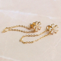 Brass metalen jasseron met crystal glas en enamel elementen voor prachtige sieraden sets