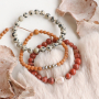 Sieraden inspiratie met kleurrijke natuursteen kralen