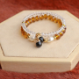 Ontwerp trendy sieraden sets met verschillende kleuren top facet kralen disc
