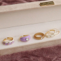 Eyecatching ringen van brass metaal om zelf te stylen