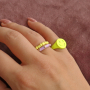 Eyecatching ringen van brass metaal om zelf te stylen