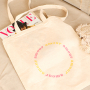 Prachtige canvas tassen en sieraden kaartjes