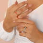 Combineer Polaris ringen met kralen ringen