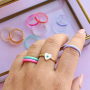 Combineer Polaris ringen met kralen ringen