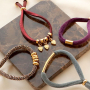 Ontwerp trendy armbanden met elastisch Ibiza lint