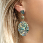 Statement oorbellen cre&euml;ren met resin hangers