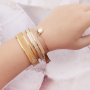 Get creative met bangle armbanden en lint