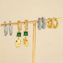 Stijlvolle oorbellen inspiratie met TQ metaal brass oorbellen