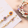 Kleurrijke sieraden inspiratie met polymeer kralen