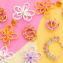 Get creative met oorbel onderdelen met rocailles