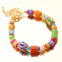Armbanden inspiratie met nieuwe millefiori glaskralen