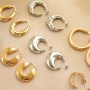 Zo combineer je kant-en-klare oorbellen van stainless steel