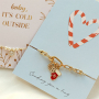 Ontwerp prachtige kerst sieraden met metalen bedels TQ