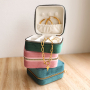 Handige compacte sieraden reisetui en reisdoosje