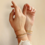 Combineer stainless steel kettingen en armbanden
