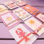 Inspiratie tijd met tekstlint en unieke kaartjes voor sieraden