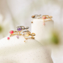 Elegante stainless steel ringen met natuursteen