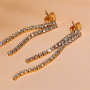 Mix and match stainless steel oorbellen