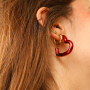 Sieraden inspiratie met acryl strik bedels en hartjes oorbellen