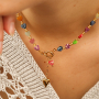 Kleurrijke sieraden inspiratie met natuursteen kralen