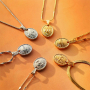 Ontwerp unieke sieraden met rvs bedels met angel numbers