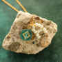Mix & match met acryl kralen en gouden details