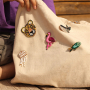Inspiratie tijd met dieren broches