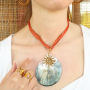 Get creative met grote schelp hangers en kralen